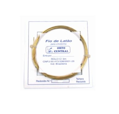 Fio De Latao 3mts 0.7mm Ortocentral
