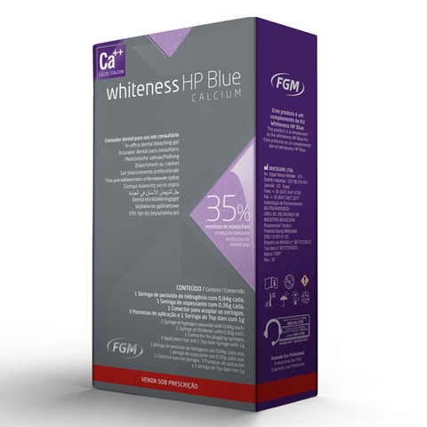 Clareador Whiteness 35% Blue (1 Sessao) Kit