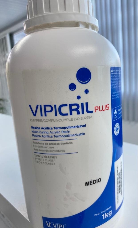 Resina Acrilica Termo Vipi Po Rosa Medio 1kg.