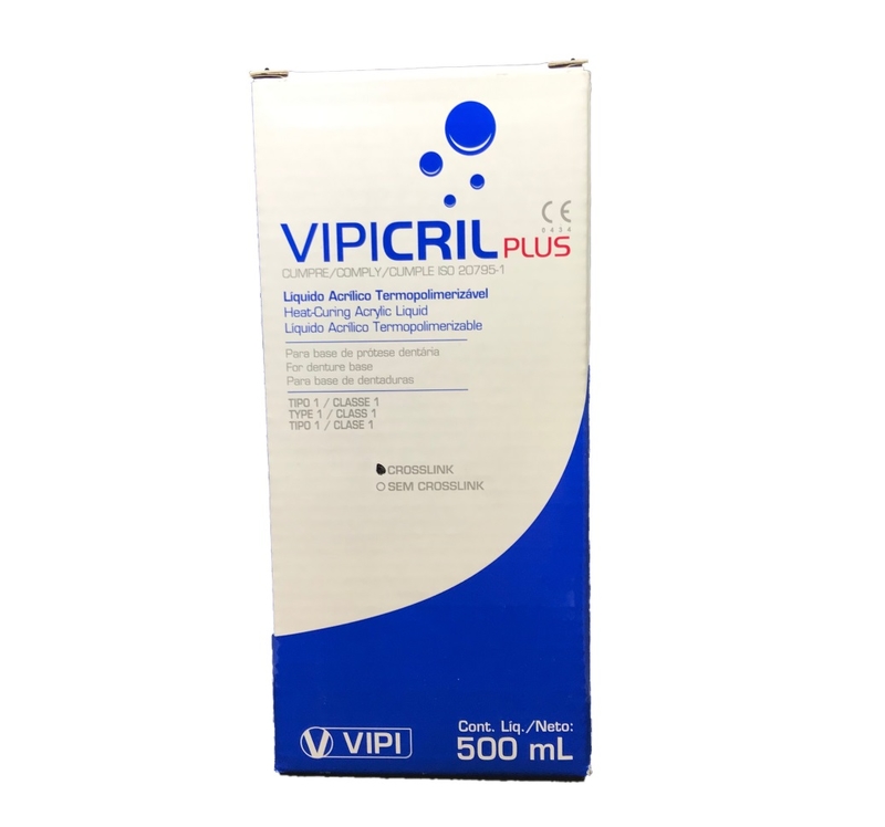 Resina Acrilica Termo Vipi Liq Com Cross Link 500ml