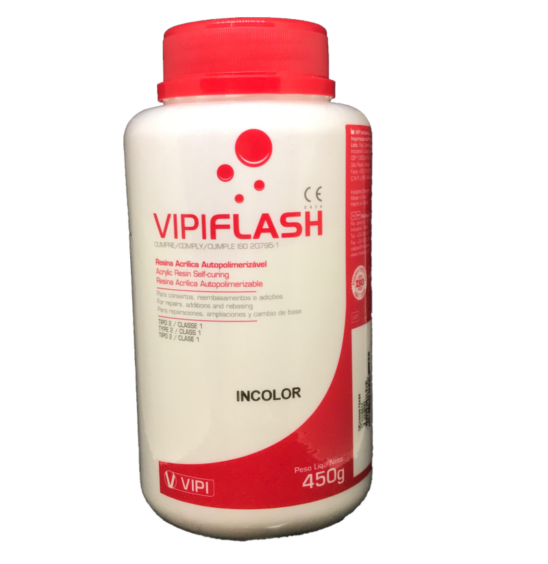 Resina Acrilica Auto Vipi Flash Po Inc. 450gr