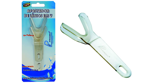 Afastador Labial V Para Foto Lateral Com 2 Infantil Prisma