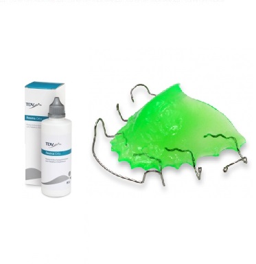 Resina Acrilica Para Orto Tdv Verde Fluorescente Po 80g