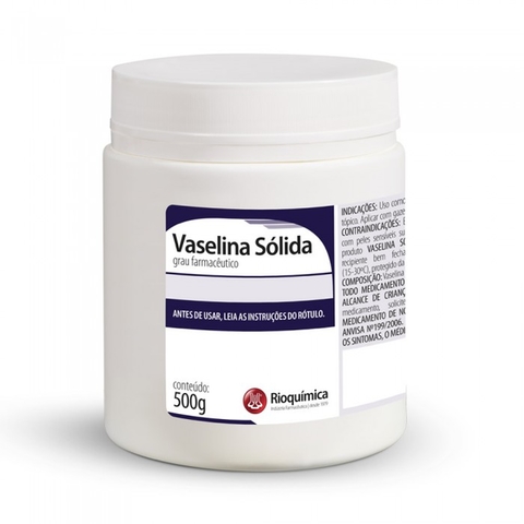 Vaselina Solida 500gr Rioquimica