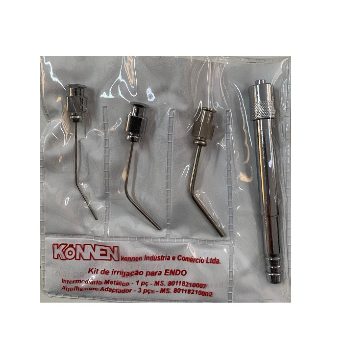Kit Para Irrigacao Kit Com 3 Agulhas 01 Canula Konnen