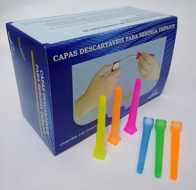 Capas Descartaveis Para Seringa Triplice Dabi A&g Colorido