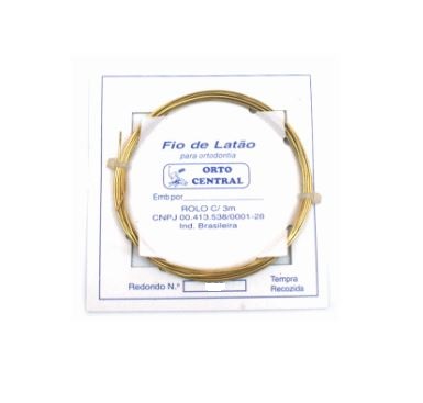 Fio De Latao 3mts 0.7mm Ortocentral