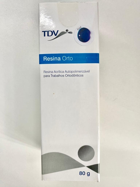 Resina Acrilica Para Orto Tdv Azul Po 80g