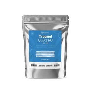 Gesso Tipo 4 Azul 1kg Polidental