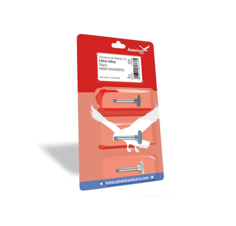 Polimento De Amalgama Alloy Kit C-3 Ca Disco American Burrs
