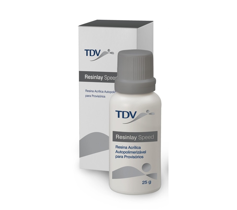 Resina Acrilica Resinlay Cor Incisal 25gr. Tdv