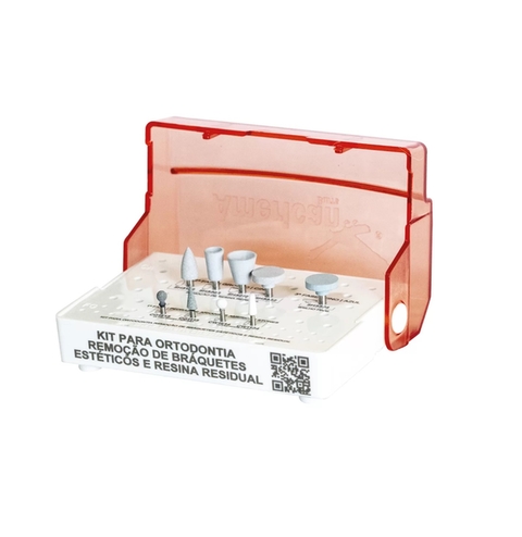 Kit Para Ortodontia RemoÇÃo De Braquetes Esteticos E Resina Residual American Burs
