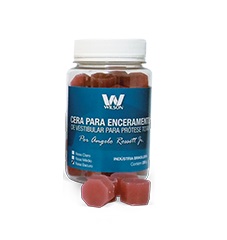 Cera Para Enceramento Rosa Escuro 200gr Polidental