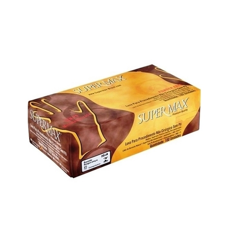 Luva Latex Sem Po Tam. P Com 100 Un. Supermax