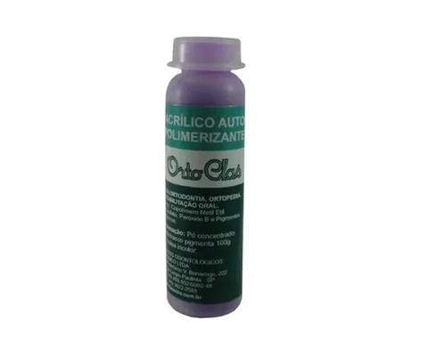 Resina Acrilica Para Orto Ortoclass Concentrado Roxo Po 6gr Classico