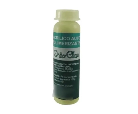 Resina Acrilica Para Orto Ortoclass Concentrado Amarelo Po 6gr Classico