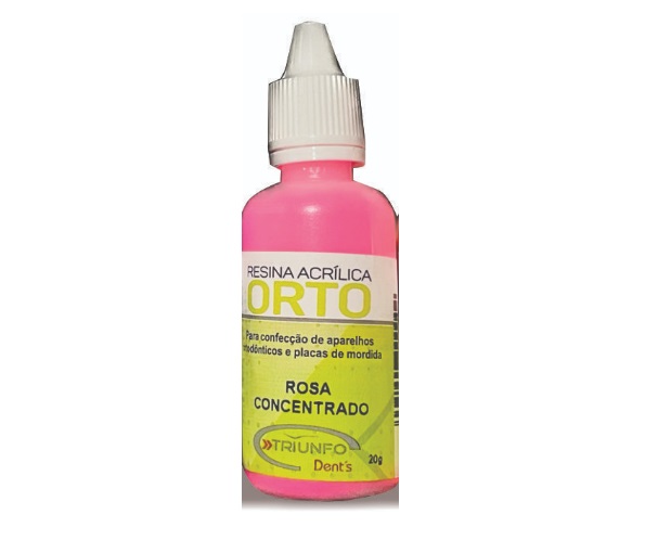Resina Acrilica Para Orto Concentrado Po Rosa 20g Triunfo