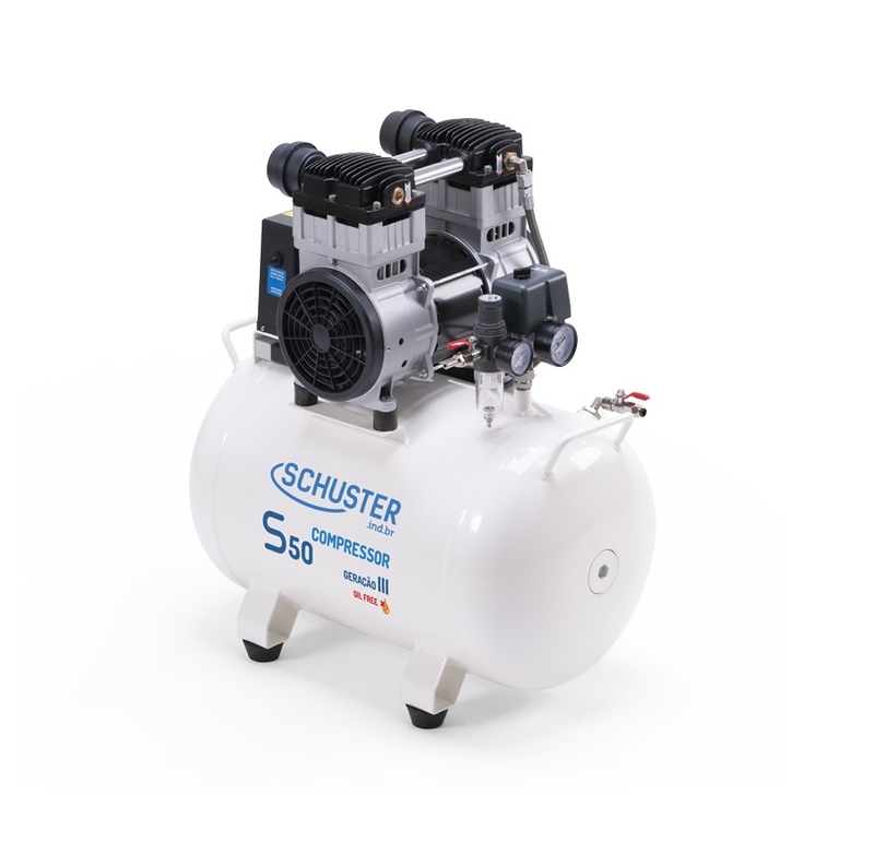 Compressor S50 45l Giii 220v 2 Consultorios Schuster