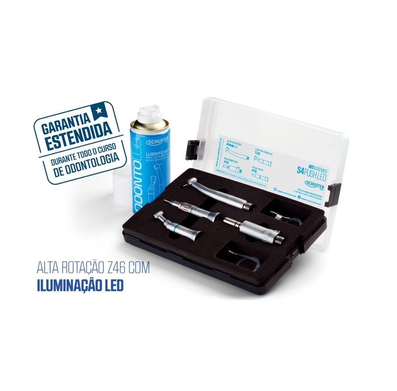 Kit Academico S4 Push Led Com Push Botton Schuster