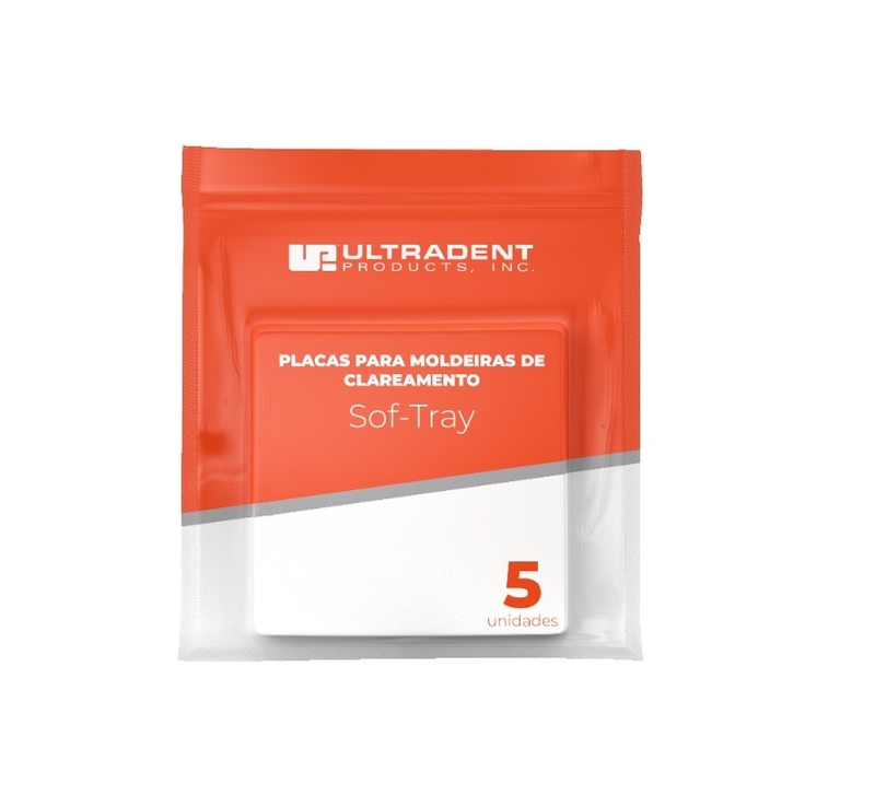 Placa Soft 1mm Quadrada Com 5 Ultradent