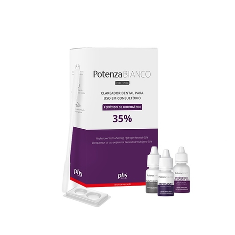 Clareador Potenza Bianco Pro 35% Para 3 Pacientes Com Barreira Phs