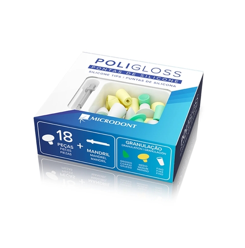 Polimento Resina Composta Poligloss Kit Microdont