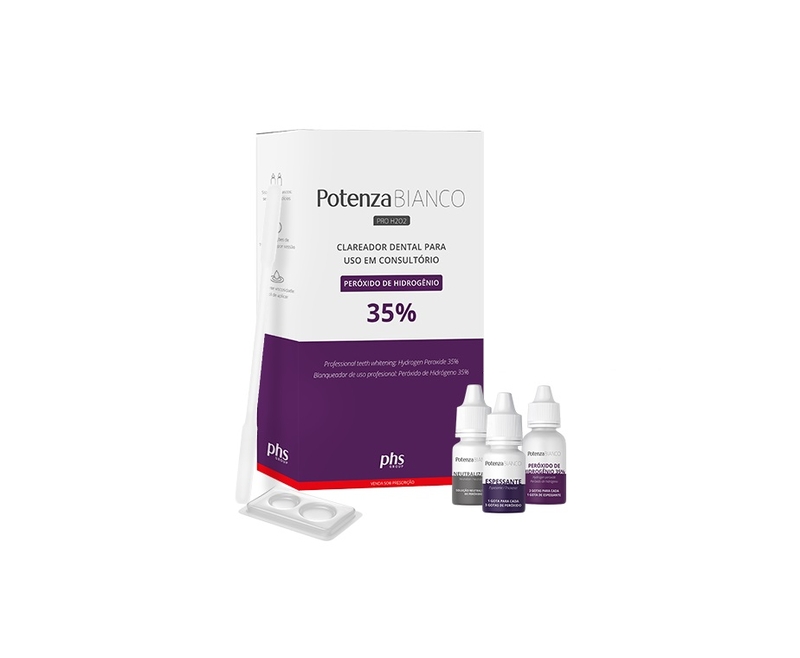 Clareador Potenza Bianco Pro 35% Para 1 Paciente Com Barreira Phs