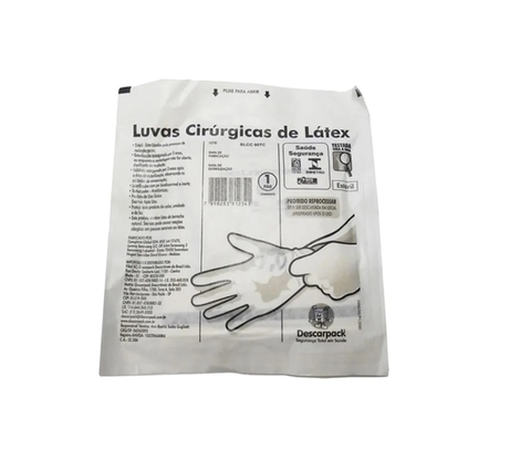Luva Cirurgica Esteril Nr. 7.5 Descarpack