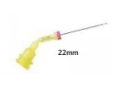 Canula Irrigacao E Aplicacao 30g 22mm Amarelo Com 20 Quimidrol