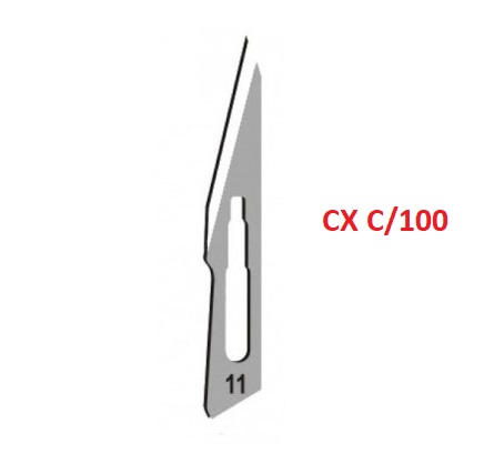 Lamina Para Bisturi Nr. 11 Caixa Com 100