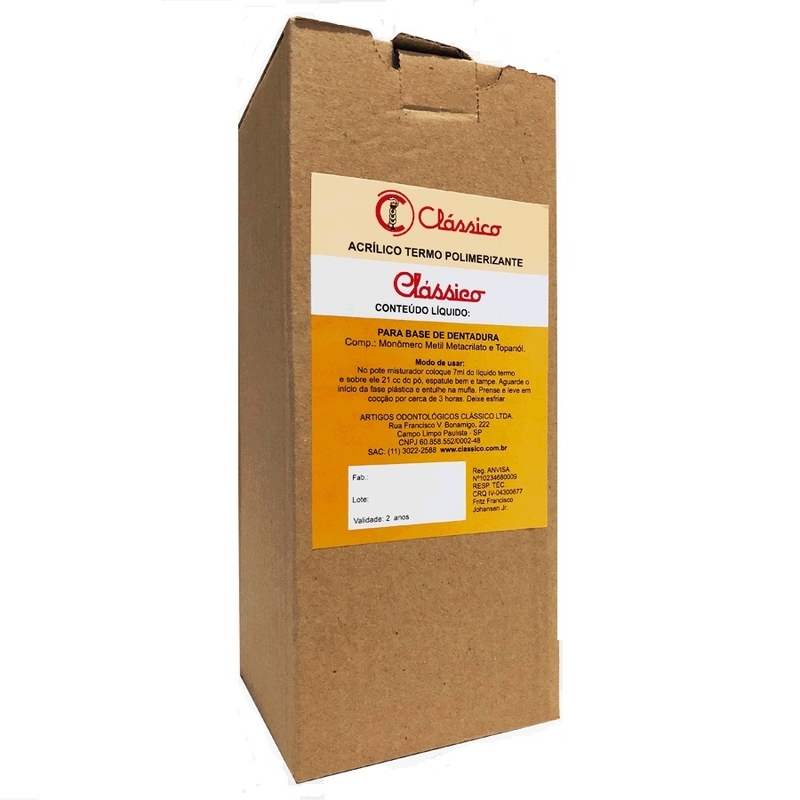 Resina Acrilica Termo Classico Liq. 500ml