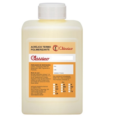 Resina Acrilica Termo Classico Incolor Po 1kg