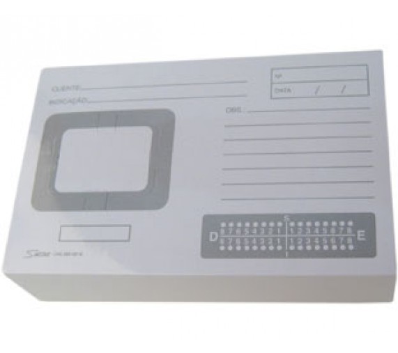 Cartao Para Raio X 1 Furo Com 100