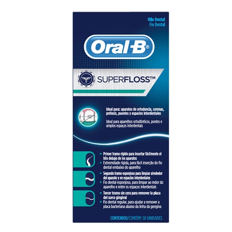 Fio Super Floss Oral-b