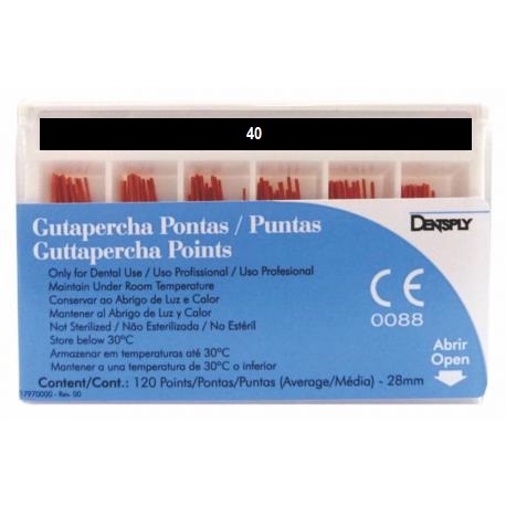 Guta Calib. Nr. 40 Cx C-120 Dentsply