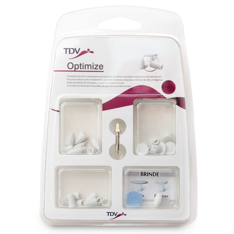 Polimento Resina Composta Optimize Kit Com 24 Ref. 3021 Tdv