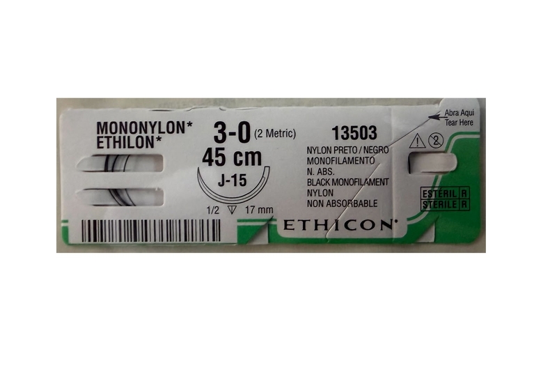 Fio Mononylon Com Agulha 3.0 Un. Ethicon