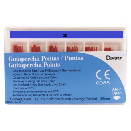 Guta Calib. Nr. 30 Cx C-120 Dentsply