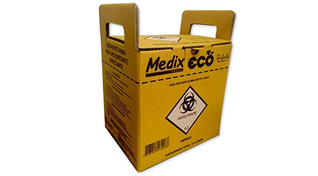 Coletor Mat. Perfurocortante 3lt Medix