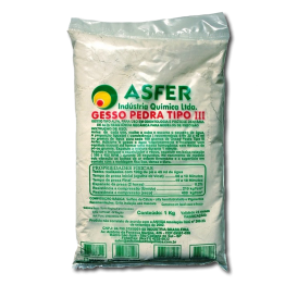 Gesso Pedra Amarelo 1kg Asfer