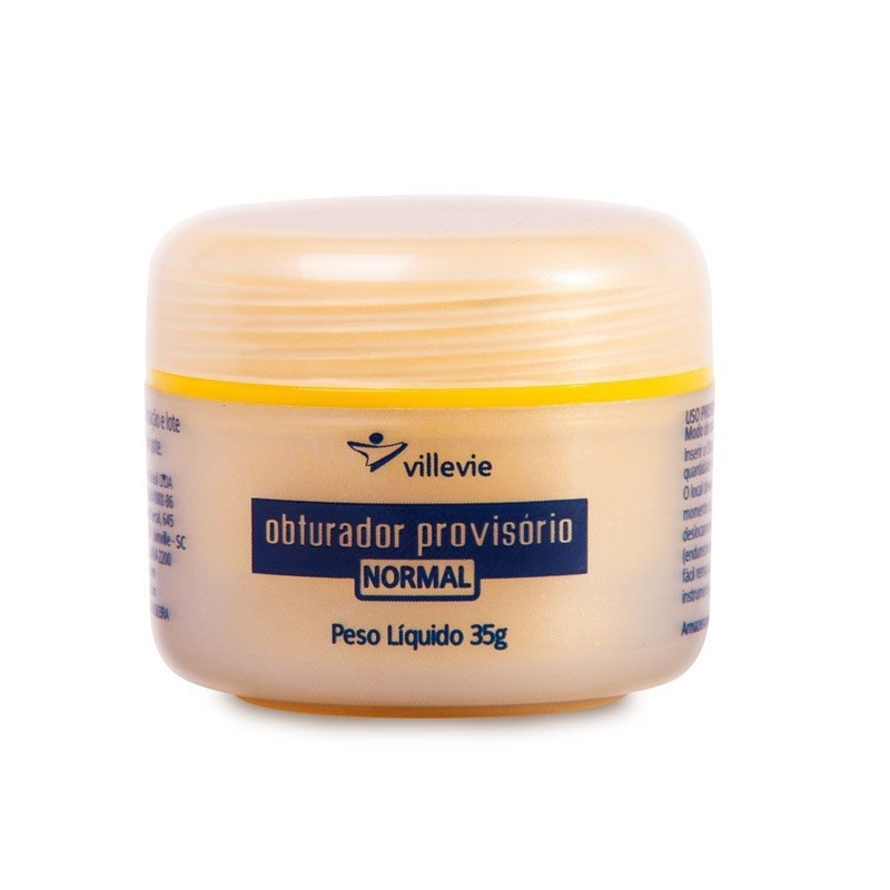 Obturador Provisorio Amarelo 25gr Dentalville