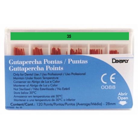 Guta Calib. Nr. 35 Cx C-120 Dentsply